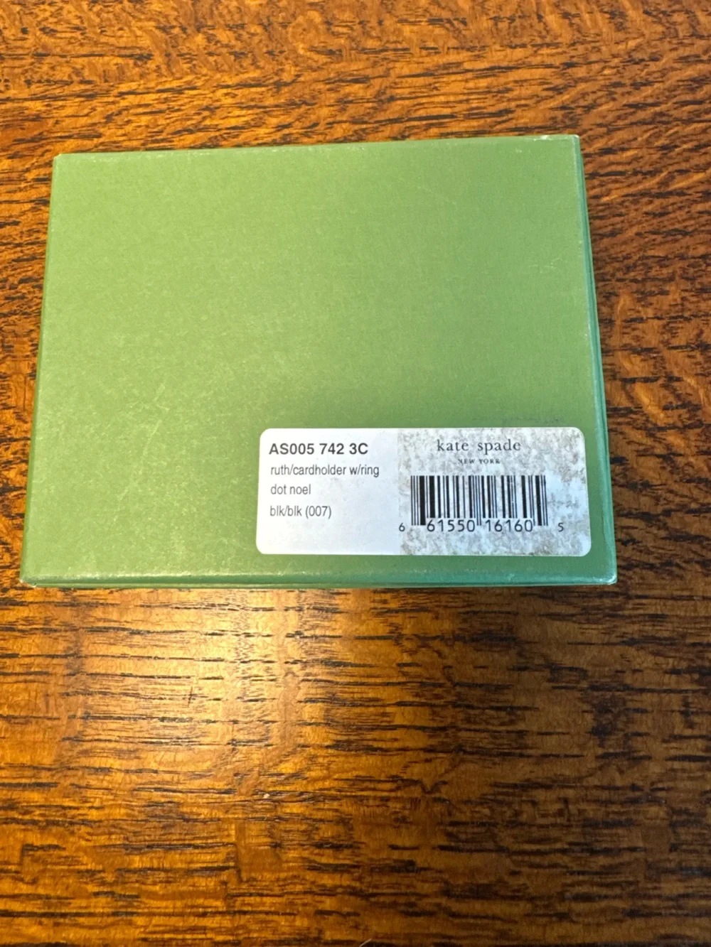 NIB Kate Spade Ruth Spade Flower Jacquard Cardholder with Key Ring